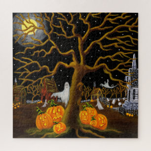 Puzzle Halloween frecuentó el pueblo