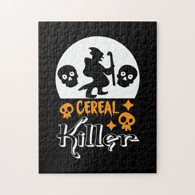 Puzzle Halloween Funny Cereal Cumpleaños (Vertical)