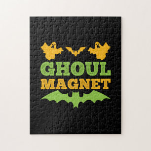 Puzzle Halloween Ghoul Magnet Cumpleaños