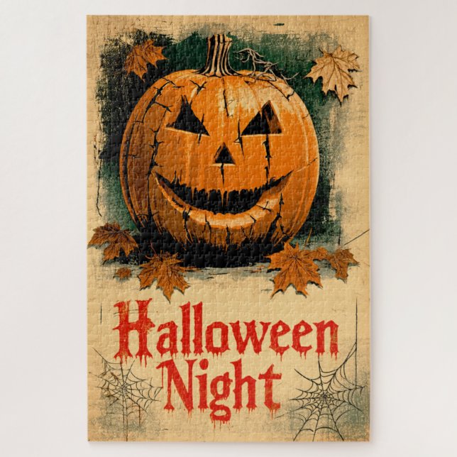 Puzzle Halloween Graphic – 1960s Inspired Series (Vertical)
