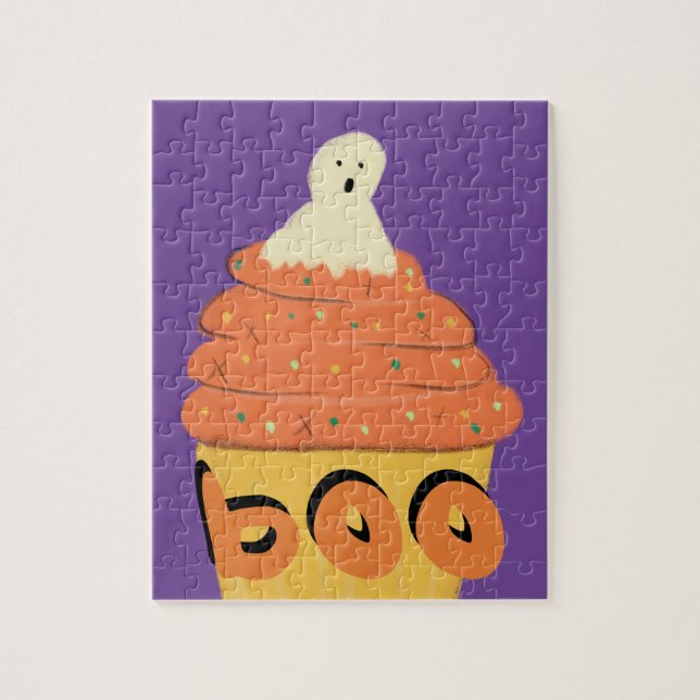 Puzzle Halloween linda fiesta fantasma  (Vertical)