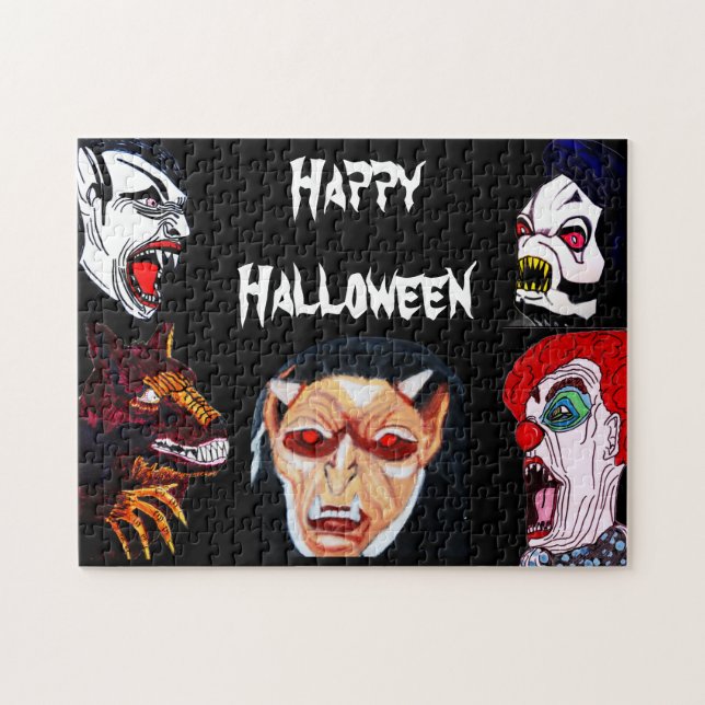 PUZZLE HALLOWEEN MONSTERS (Horizontal)