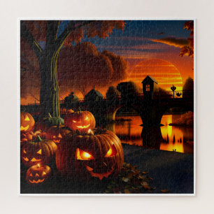 Puzzle Halloween Paisaje