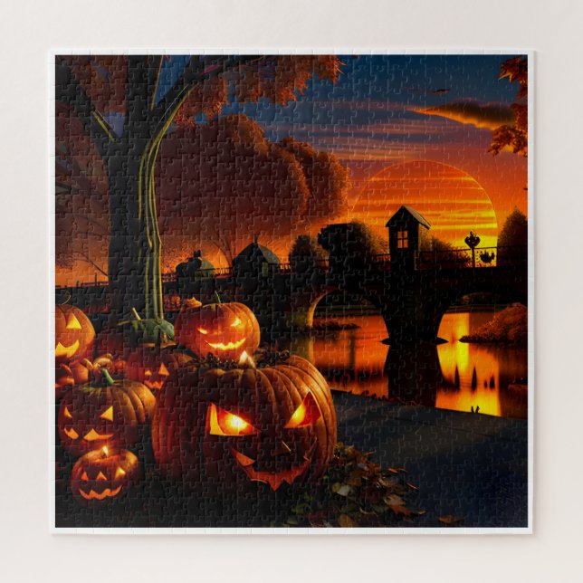 Puzzle Halloween Paisaje (Vertical)