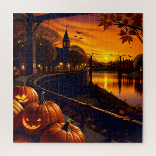 Puzzle Halloween Paisaje Dos