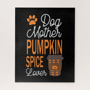 Puzzle Halloween Perro Madre y especia de calabaza Cumple