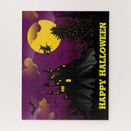 Puzzle Halloween púrpura espumoso