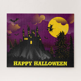 Puzzle Halloween púrpura espumoso