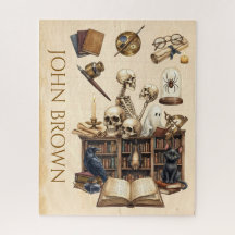 PUZZLE: HALLOWEEN Rompecabezas Dark Academia Góti