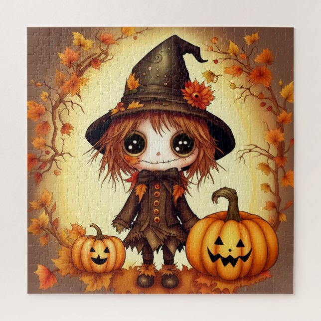 Puzzle Halloween Scarecrow 1 (Vertical)