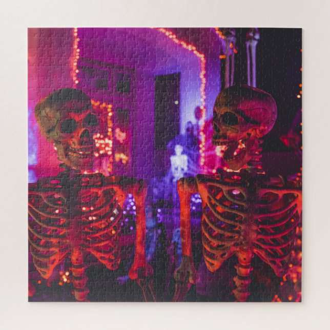 Puzzle Halloween Skulls Horror (Vertical)