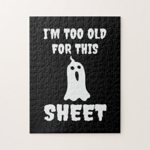 Puzzle Halloween Soy Demasiado Viejo Para Esta Hoja Cumpl