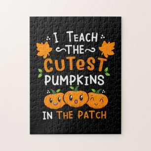 Puzzle Halloween Teacher Cutest Pumpkins Cumpleaños