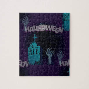 Puzzle halloween zombie