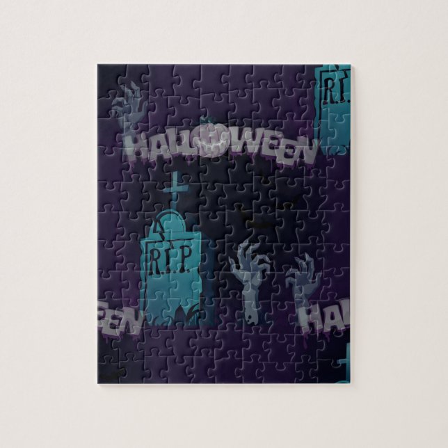 Puzzle halloween zombie (Vertical)