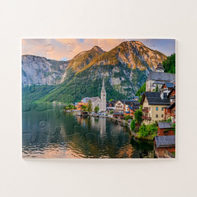Puzzle Hallstatt, Austria. (Horizontal)