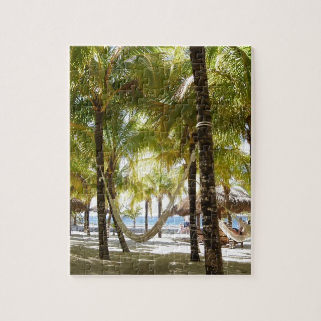 Puzzle Hamaca y palmeras (Vertical)