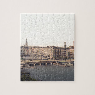 Puzzle Hamburg Alsterarkaden Deutschland Alster Alemania