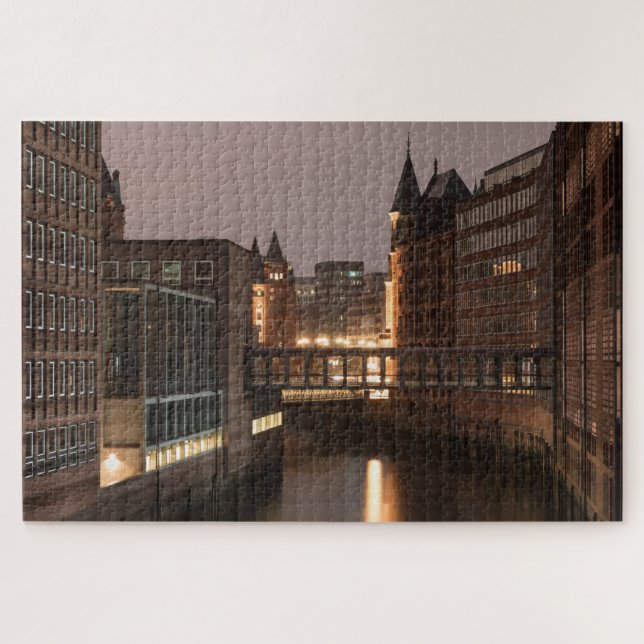 Puzzle Hamburg Speicherstadt (Horizontal)