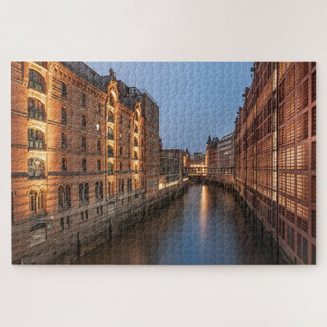 Puzzle Hamburgo Alemania (Horizontal)