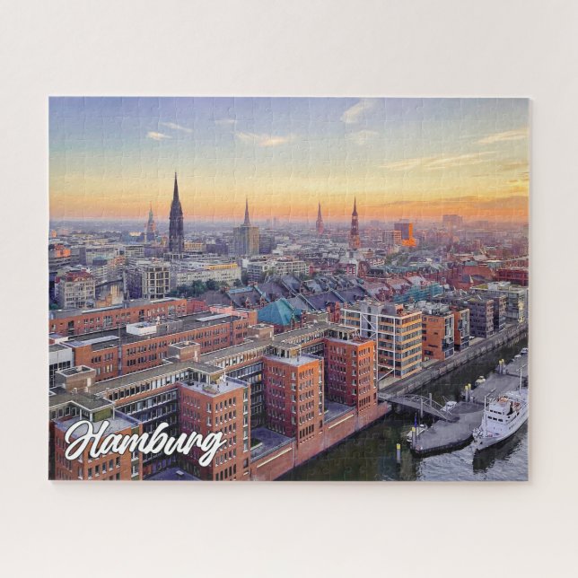 Puzzle Hamburgo, Alemania (Horizontal)