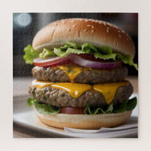 Puzzle Hamburguesa con queso