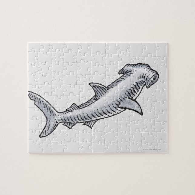 Puzzle Hammerhead Shark (Horizontal)