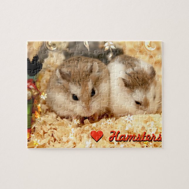Puzzle Hammyville - Cute Hamsters (Horizontal)