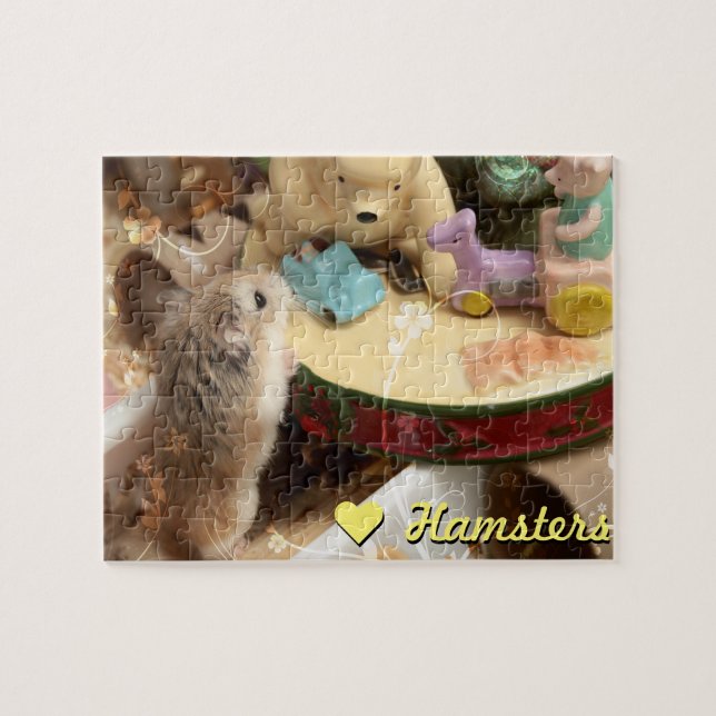 Puzzle Hammyville - hámster lindo (Horizontal)