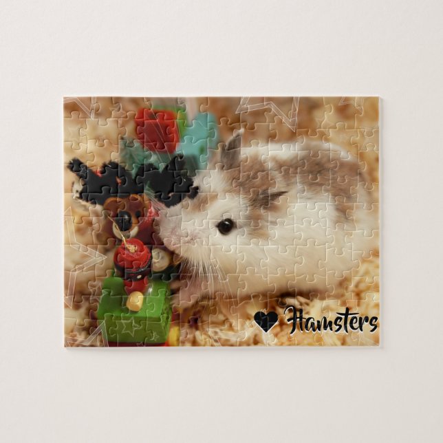 Puzzle Hammyville - hámster lindo (Horizontal)