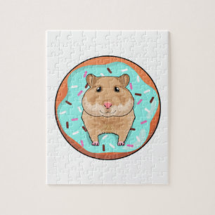 Puzzle Hamster con Donut