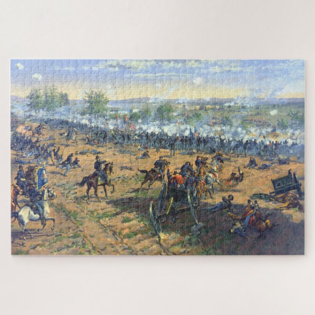 Puzzle Hancock en Gettysburg la carga de Pickett (Horizontal)