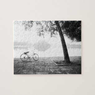 Puzzle Hanoi Vietnam, Bicicleta y lago Bay Mau parque Len
