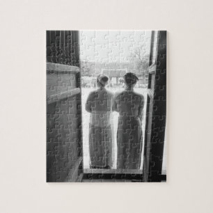 Puzzle Hanoi Vietnam, Mujeres con traje tradicional Templ