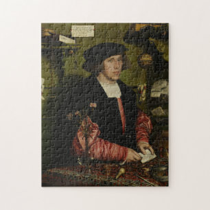 Puzzle Hans Holbein, el joven comerciante Georg Gisz