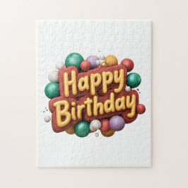 Puzzle happy birthday