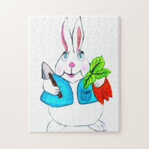PUZZLE HAPPY EASTER BUNNY