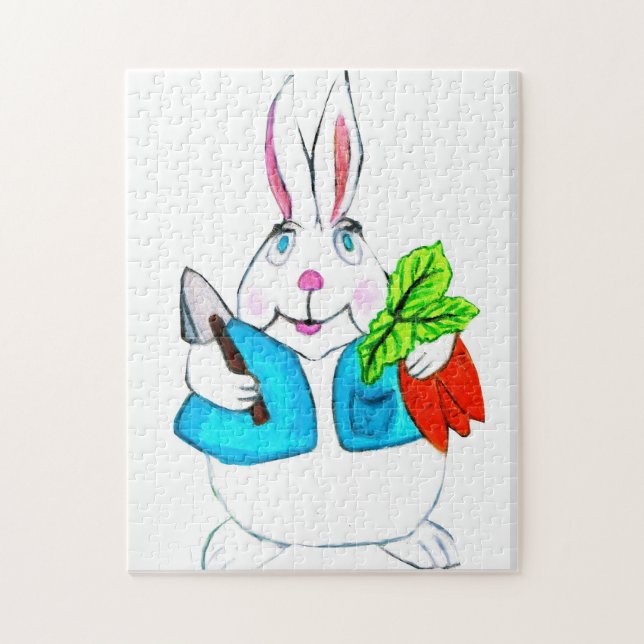 PUZZLE HAPPY EASTER BUNNY (Vertical)