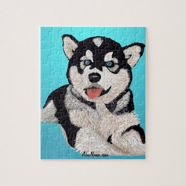 Puzzle Happy Go Lucky Puppy (Vertical)