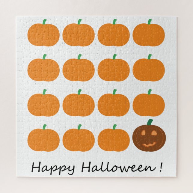 Puzzle Happy Halloween Cumpkin Patch (Vertical)