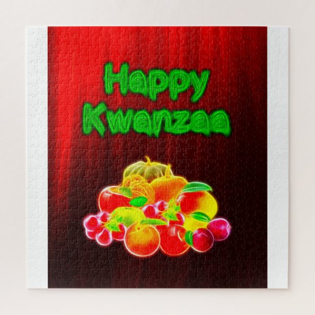Puzzle Happy Kwanzaa First Fruits (Vertical)
