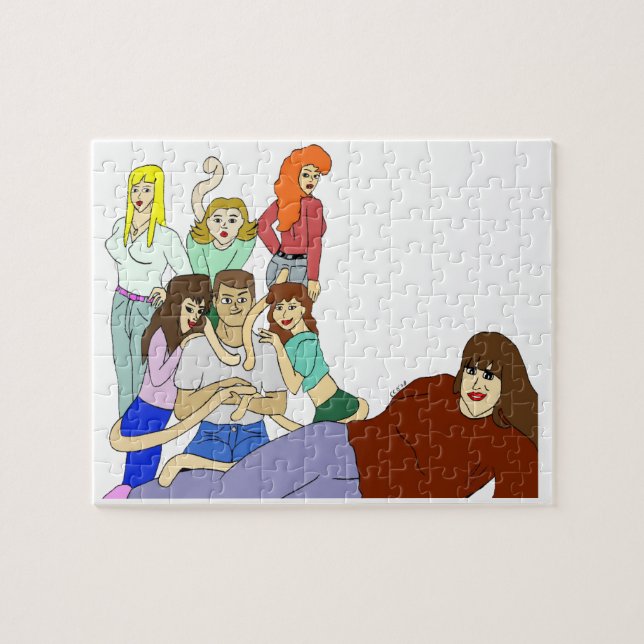 Puzzle Harem de colas  (Horizontal)