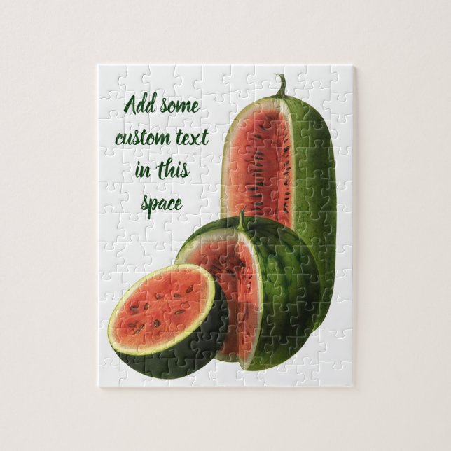 Puzzle Harinas Vintage redondeadas, fruta orgánica (Vertical)