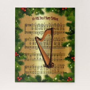 Puzzle Harp ~ "Te deseamos una Feliz Navidad" ~