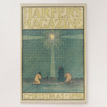 PUZZLE Harper's Magazine Christmas 1898 Vintage