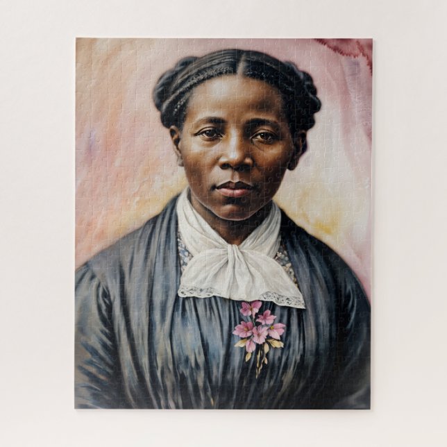 Puzzle Harriet Tubman Original Retrato Art (Vertical)