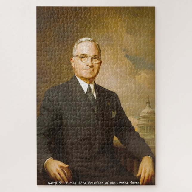 Puzzle Harry S. Truman 33er Presidente (Vertical)