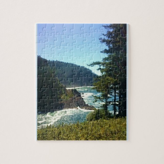 Puzzle Hart's Cove, Costa de Oregón (Vertical)