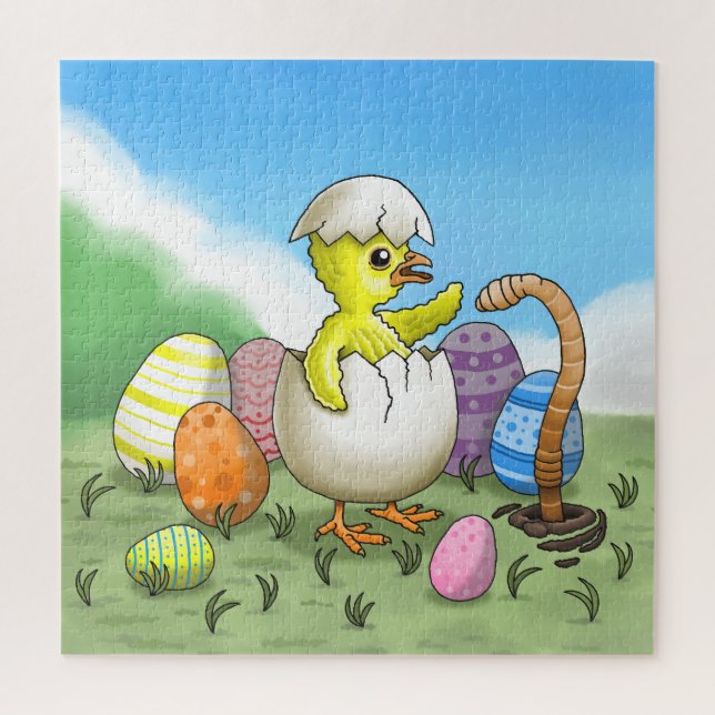 Puzzle Hatcher Easter Chick (Vertical)