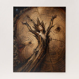 Puzzle “Hathoria” – Retrato de una mujer en la naturaleza